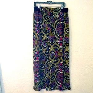 Tribal print palazzo pants